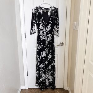 Forever21 Sheer Maxi Button Down Dress w/ Slip S/M